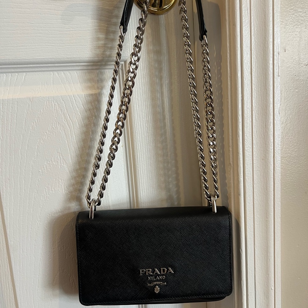 Prada crossbody chain bag